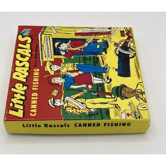 Little Rascals Canned Fishing 8MM Home Movie #514 Preview Attractions Ken Films - Picture 5 of 11